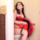 In what starts out as a pee desperation video, a pretty girl dressed up for a prom farts repeatedly and struggles to take a shit with some overacting and possible dubbed in plop sounds. You be the judge. Presented in 720P HD. Over 8.5 minutes.